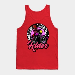 american motorcycle rider girl Tank Top